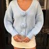 Sky Blue Knit Cardigan