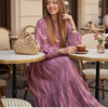 Boho dress purple